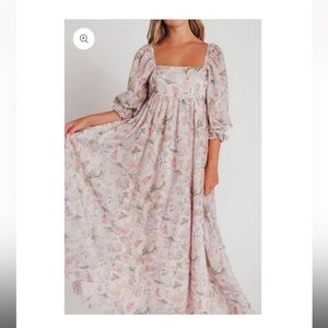 Mona Maxi Dress in Fall Floral - Bump Friendly